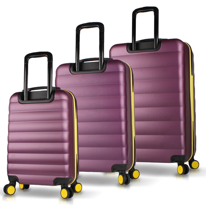 Zoozie Bags Juego de maletas Damson (3 piezas)